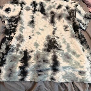 Tie-Dye Perforated T-Shirt